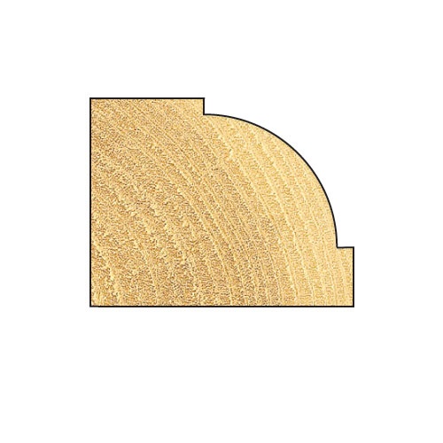 TREND TREND 46/150X1/4TC Bearing Guided Ovolo 12.7mm x 19mm