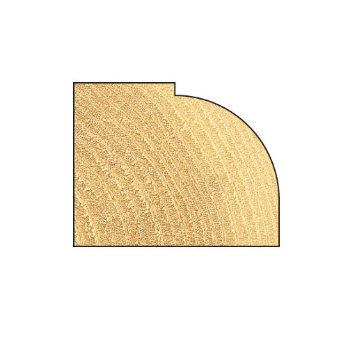 TREND TREND 46/150X1/4TC Bearing Guided Ovolo 12.7mm x 19mm