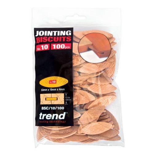 TREND TREND BSC/10/100 Wooden Biscuits No.10 - Pack of 100
