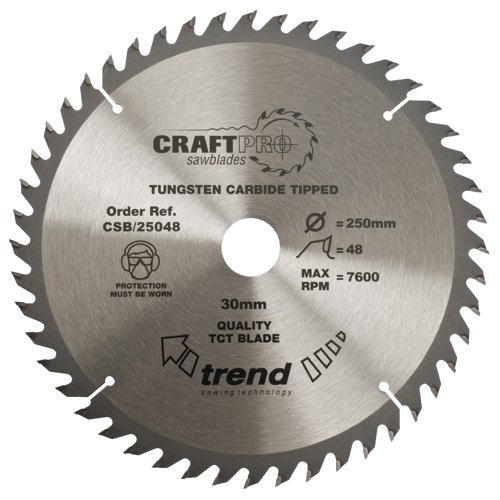 TREND TREND CSB/25048 250mm x 30mm 48T Craft Saw Blade