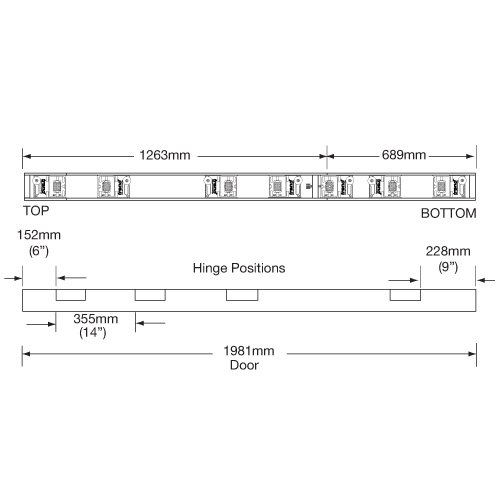 TREND TREND H/JIG/C Contractor Two Part Skeleton Hinge Jig