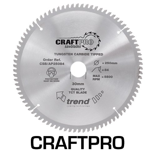 TREND TREND CSB/AP16548 165mm x 20mm 48T Craft Blade Aluminium