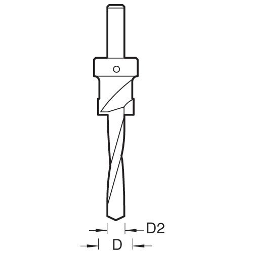 TREND TREND CB38-316TC 4.76mm TCT Counterbore Set