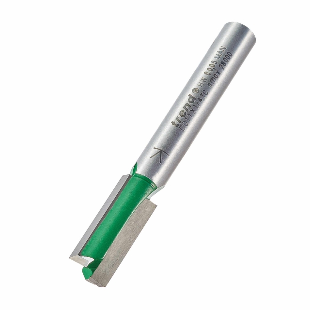 TREND TREND C011X1/4TC Two Flute Cutter 7.9mm x 19.1mm