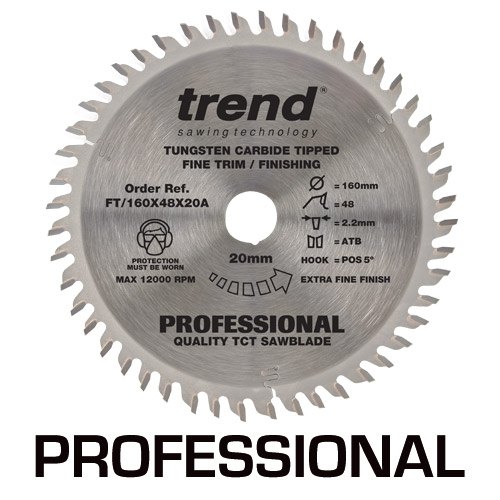 TREND TREND FT/160X48X20A 160mm x 20mm ATB Saw Blade