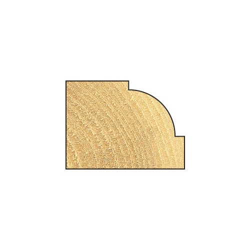 TREND TREND C077X1/4TC Bearing Guided Ovolo/Round Over 7.9mm x 12.7mm