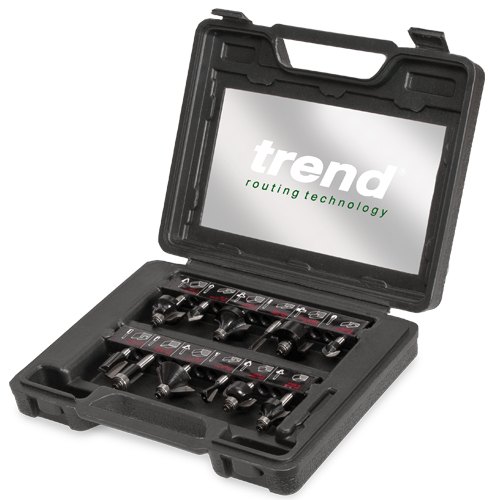 TREND TREND SET/SS8X1/4TC 12pc Starter Cutter Set