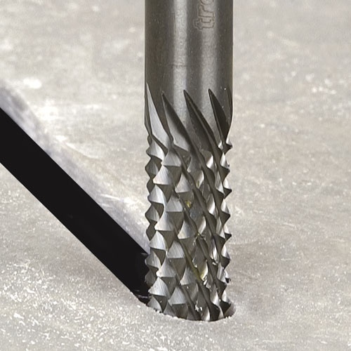 TREND TREND S49/1X1/4STC Carbide Rasp 6.3mm x 20mm