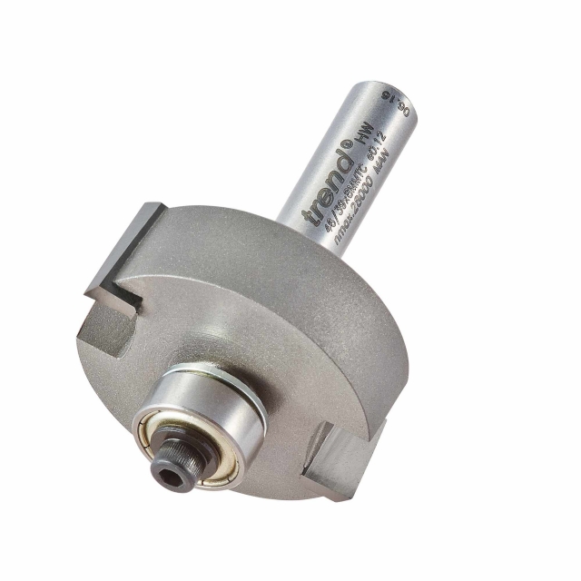 TREND TREND 46/39X8MMTC Bearing Guided Rebate Set 35mm x 12.7mm