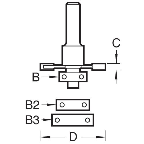 TREND TREND C152X1/2TC Biscuit Jointer Set 37.2mm x 4mm