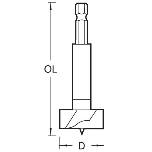 TREND - Snappy TREND Snappy - SNAP/FS/10 10mm x 80mm Forstner Bit