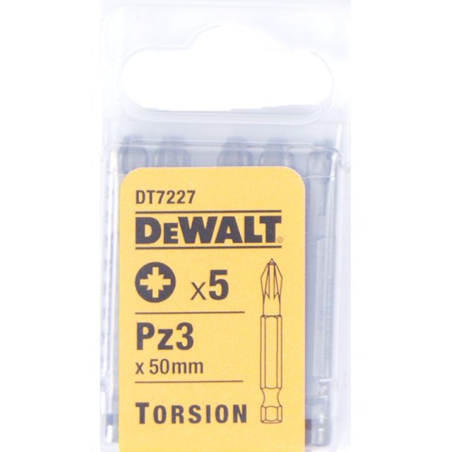 DEWALT DEWALT DT7227QZ PZ3 50mm Torsion Bit (5)