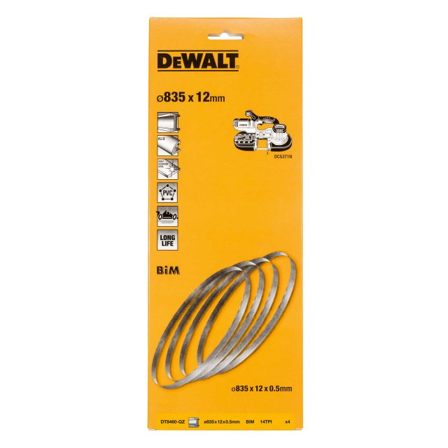 DEWALT DEWALT DT8460QZ 14TPI Cordless Bandsaw Blades 4pk