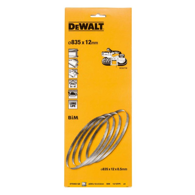 DEWALT DEWALT DT8463QZ 14/18TPI C'less Bandsaw Blade 4pk