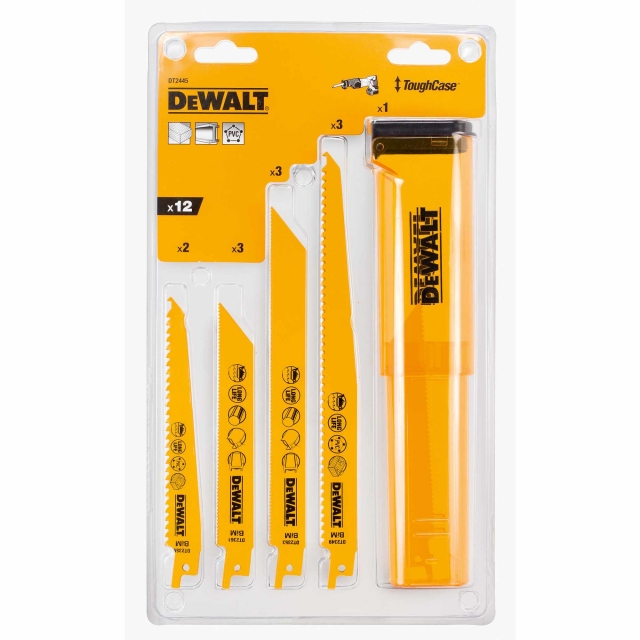 DEWALT DEWALT DT2445QZ 12pc Recip Blade Tough Set