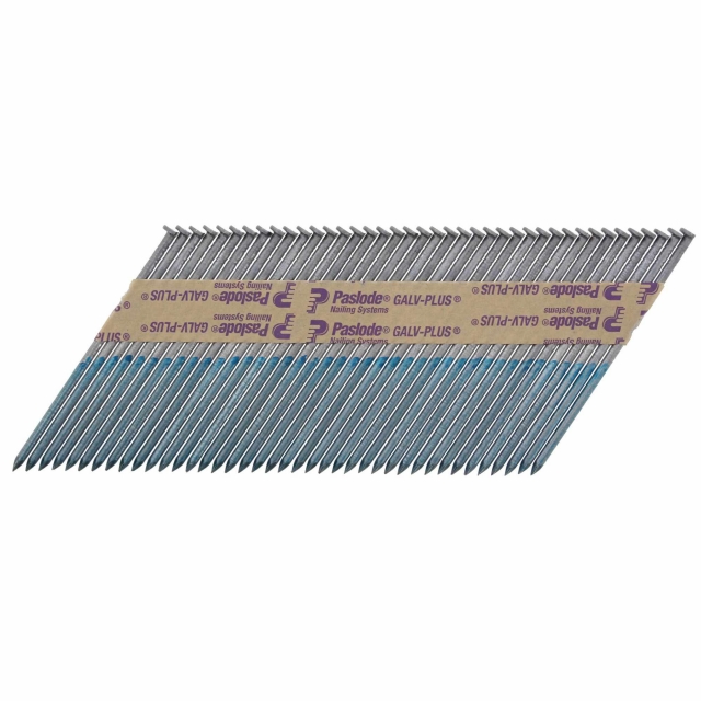 PASLODE PASLODE 141234 90x3.1mm Straight Galvanised Plus (2200/2)