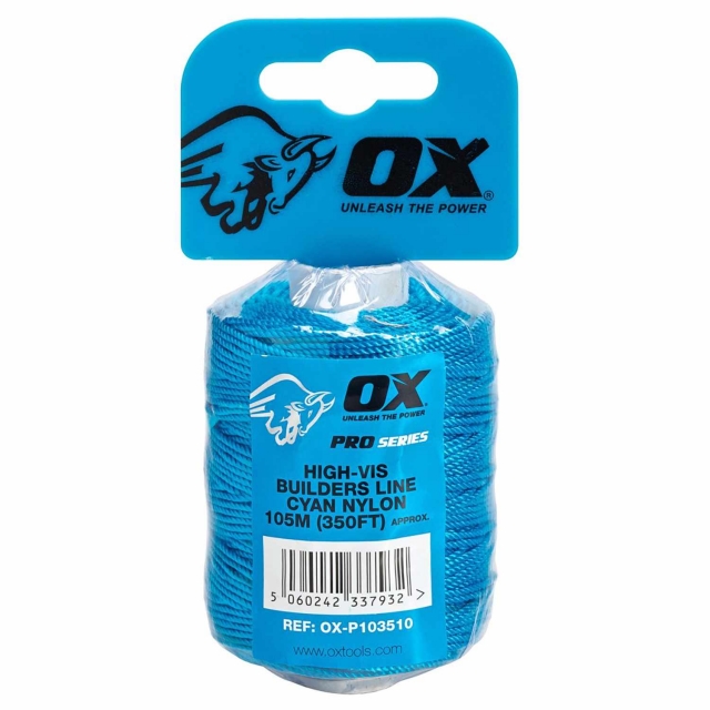 OX TOOLS OX TOOLS OX-P103510 100m/328ft Pro Cyan Brick Line