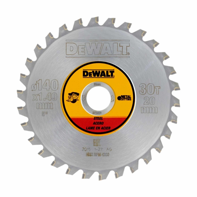DEWALT DEWALT DT1923QZ 140x20mm 30T Blade - Mild Steel