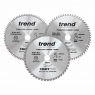 TREND TREND CSB/250/3PK 250mm Saw Blade 3 pack