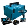 MAKITA DHP482RTJ 18v Combi Drill with 2x5ah Batteries